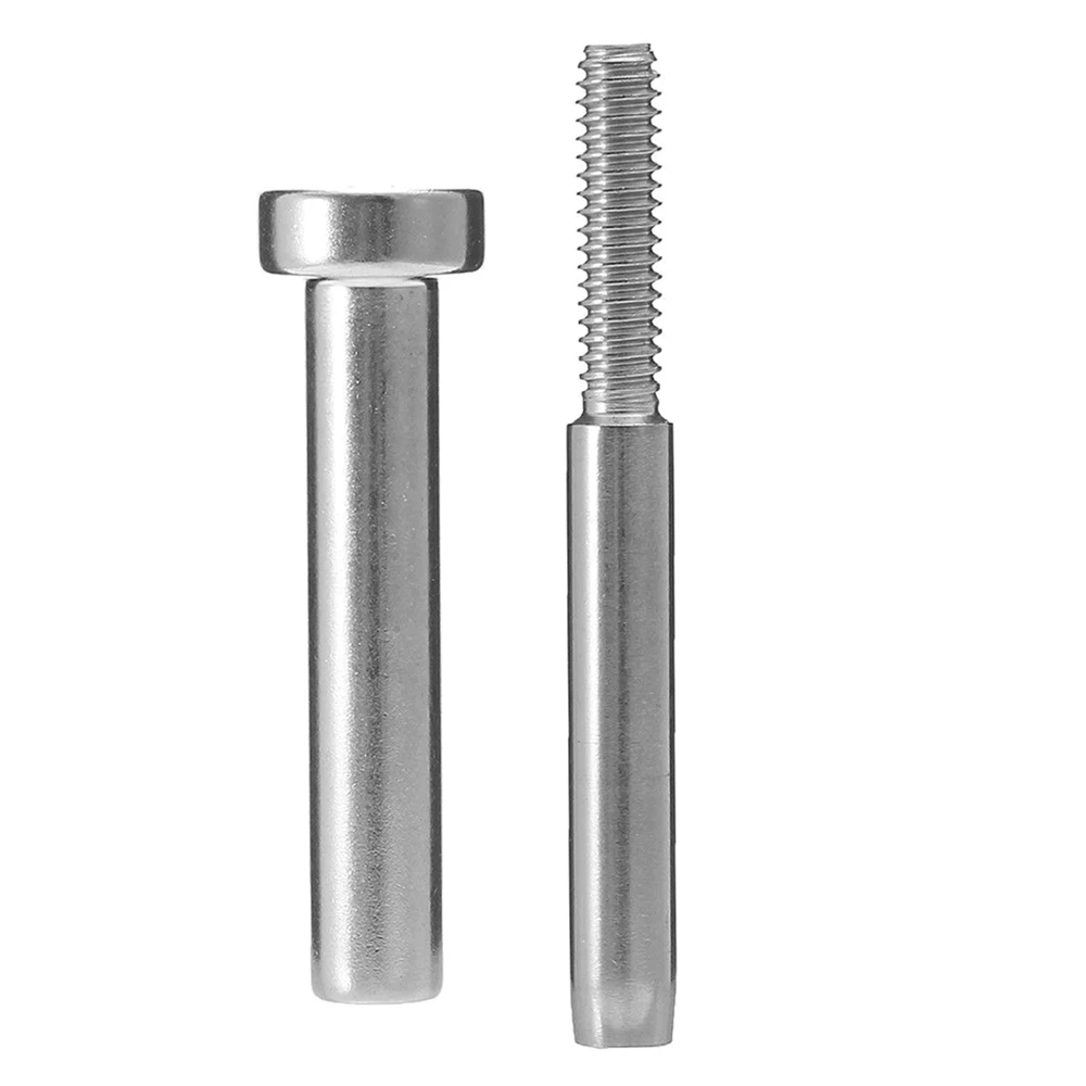 Stainless Steel Invisible Receiver Stud Swage End Fitting Cable Threaded Stud Terminal For 3/16" Cable Railing
Stainless Steel Invisible Receiver Stud Swage End Fitting Cable Threaded Stud Terminal For 3/16" Cable Railing