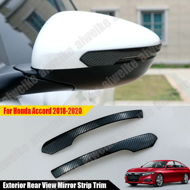 2PCS For Honda Accord 2018-2021 Carbon Fiber Car Rear View Mirror Strip Trim Steel
2PCS For Honda Accord 2018-2021 Carbon Fiber Car Rear View Mirror Strip Trim Steel
