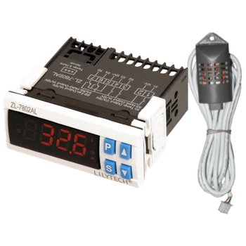 LILYTECH ZL-7802AL,12VDC for ALL, Temperature Humidity for Incubator, Multifunctional Automatic, Incubator Controller
LILYTECH ZL-7802AL,12VDC for ALL, Temperature Humidity for Incubator, Multifunctional Automatic, Incubator Controller