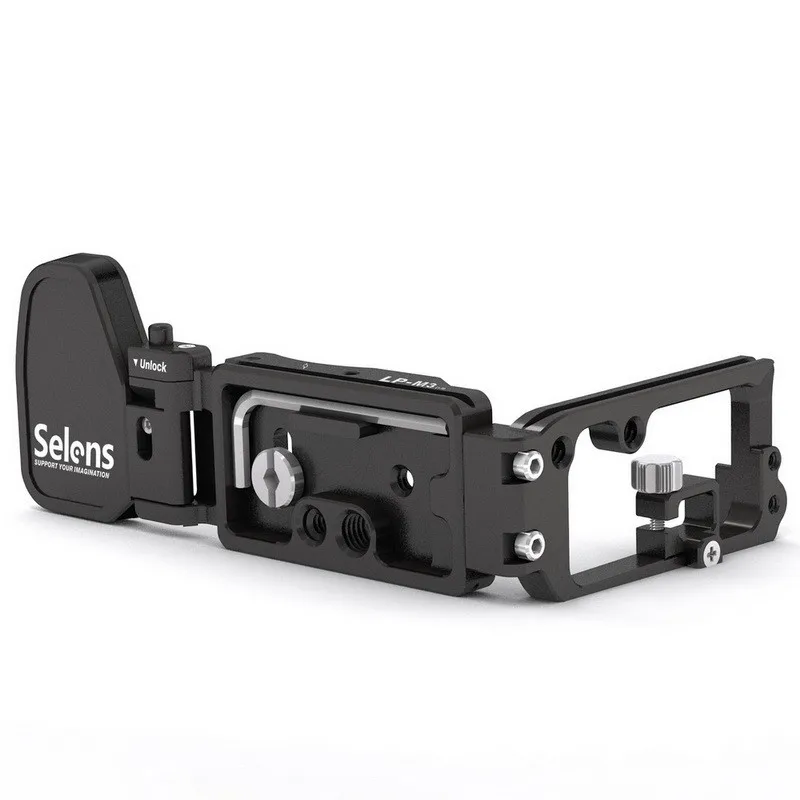 Selens A72 A73 A9 L Type Camera Cage Rig For Sony A7ii A7iii A9 Aluminum Alloy Cage Quick Release Kit LP-M3
Selens A72 A73 A9 L Type Camera Cage Rig For Sony A7ii A7iii A9 Aluminum Alloy Cage Quick Release Kit LP-M3