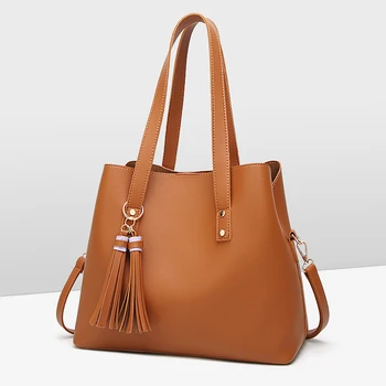 Women Handbags Tassel PU Leather Shoulder Messenger Bags lady Hand Bags Large Tote Bag Casual Tote Fashion
Women Handbags Tassel PU Leather Shoulder Messenger Bags lady Hand Bags Large Tote Bag Casual Tote Fashion