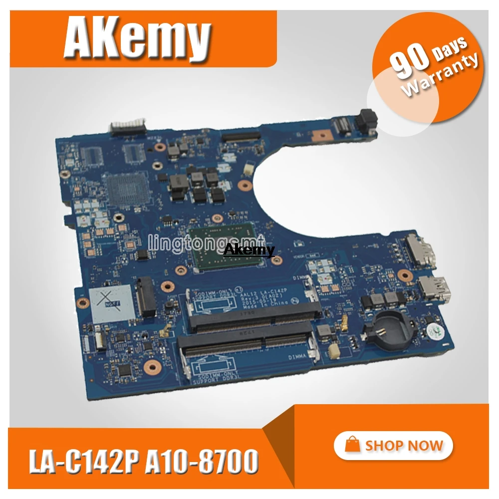 CN-0GD4HR 0GD4HR GD4HR LA-C142P w A10-8700P CPU for Dell Inspiron 5455 5555 5755 PC Laptop Motherboard Mainboard Tested
CN-0GD4HR 0GD4HR GD4HR LA-C142P w A10-8700P CPU for Dell Inspiron 5455 5555 5755 PC Laptop Motherboard Mainboard Tested