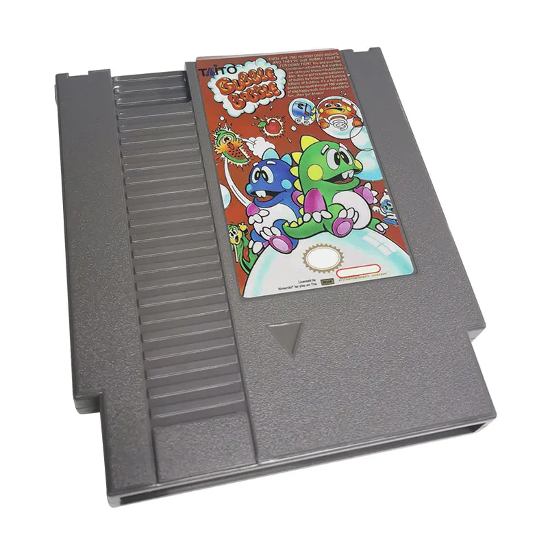 For NES Classic Series - Bubble Bobble 72 Pins 8 Bit NES Game Cartridge for Retro NES Game Console
For NES Classic Series - Bubble Bobble 72 Pins 8 Bit NES Game Cartridge for Retro NES Game Console