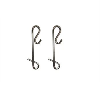 50pcs/lot Stainless Fishing Line Braid Knotless Connectors Winding pin Wire 11mm-21mm Fishing Hanging Snap swivel
50pcs/lot Stainless Fishing Line Braid Knotless Connectors Winding pin Wire 11mm-21mm Fishing Hanging Snap swivel