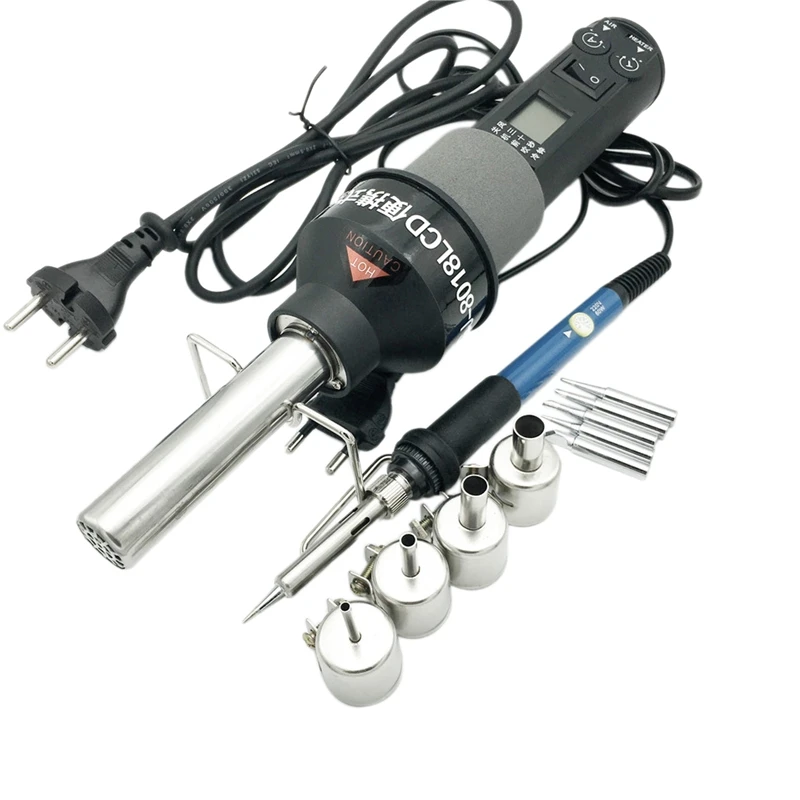 ELEG-Eu Plug,220V 450W 450 Degree Lcd Adjustable Electronic Heat Hot Air 8018Lcd Desoldering Soldering Station+Electric Solderin
ELEG-Eu Plug,220V 450W 450 Degree Lcd Adjustable Electronic Heat Hot Air 8018Lcd Desoldering Soldering Station+Electric Solderin