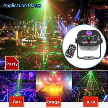 60 Patterns RGB LED Stage Light Remote Control Colorful Rotating Projection Lamp KTV Bar Stage Light DQ-Drop
60 Patterns RGB LED Stage Light Remote Control Colorful Rotating Projection Lamp KTV Bar Stage Light DQ-Drop