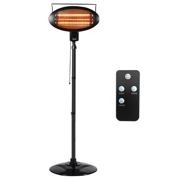 Costway 1500W Electric Patio Heater Freestanding Warmer Remote Control 
Costway 1500W Electric Patio Heater Freestanding Warmer Remote Control