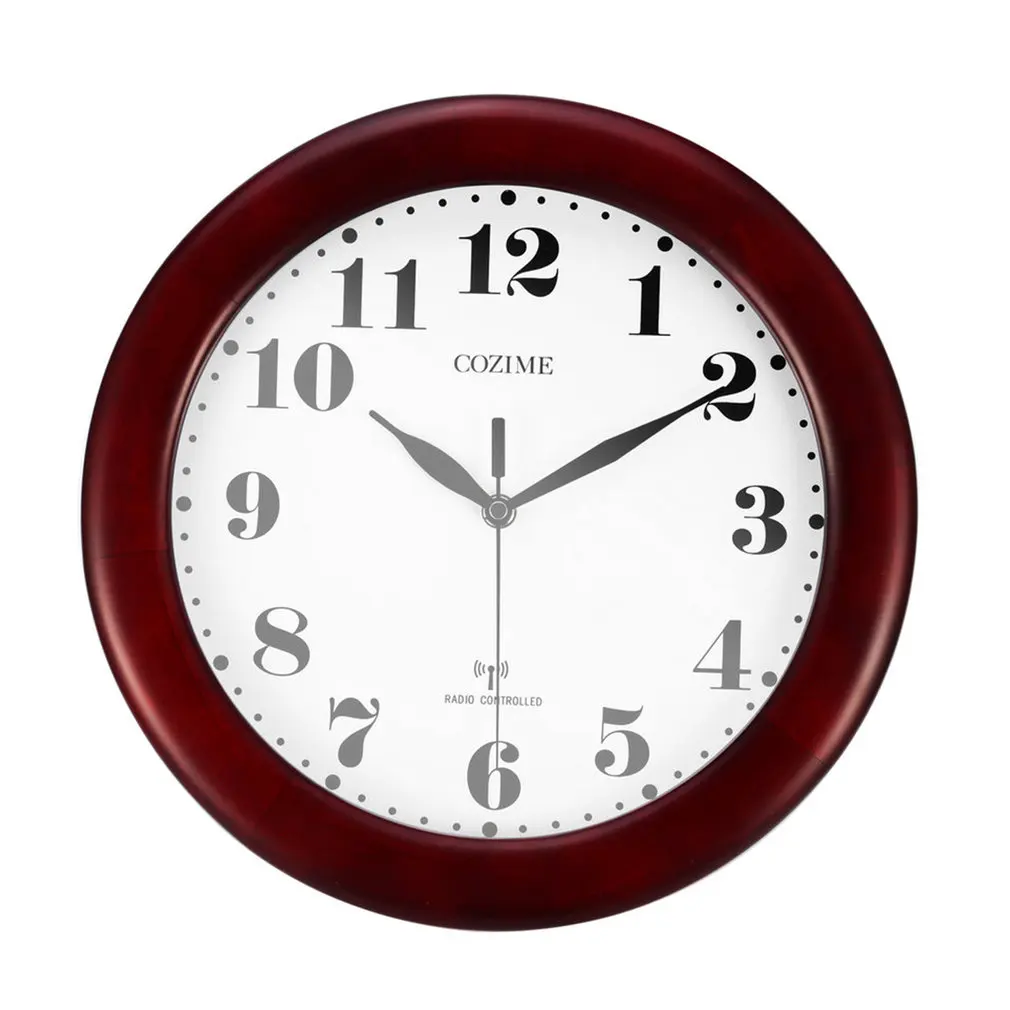 Wine Red Pine Wood Acrylic Mirror Round Classicism Style Clock Classic 12" Atomic Radio Controlled Wall Clock BGW612-YG
Wine Red Pine Wood Acrylic Mirror Round Classicism Style Clock Classic 12" Atomic Radio Controlled Wall Clock BGW612-YG