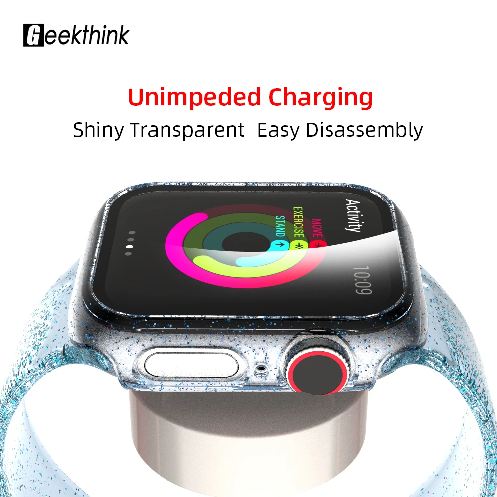 Shiny Transparent PC Apple Watch Tempered Film Case 38mm 42mm Iwatch 1 2 3 40mm 44mm for Apple Watch 5 4
Shiny Transparent PC Apple Watch Tempered Film Case 38mm 42mm Iwatch 1 2 3 40mm 44mm for Apple Watch 5 4