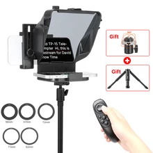 Ulanzi Smartphone and DSLR Recording Mini Teleprompter Portable Inscriber Mobile Teleprompter Artifact Video With Remote Control Ulanzi Smartphone and DSLR Recording Mini Teleprompter Portable Inscriber Mobile Teleprompter Artifact Video With Remote Control