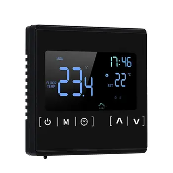 AC85-250V LCD Touch Screen S-mart Thermostat Electric Floor Heating Termostato S-mart Temperature Controller for Home With WIFI
AC85-250V LCD Touch Screen S-mart Thermostat Electric Floor Heating Termostato S-mart Temperature Controller for Home With WIFI