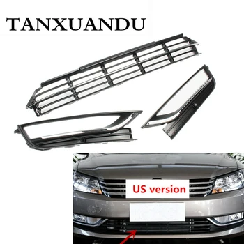 Chrome Front Bumper Lower Grille Radiator + Fog Light Grill Fit For VW Passat 2012-2015 US Version Perfect Upgrade
Chrome Front Bumper Lower Grille Radiator + Fog Light Grill Fit For VW Passat 2012-2015 US Version Perfect Upgrade