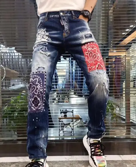 DSENQI New Men Jeans Ripped for DSQ Jeans Pants Mens Jeans Outwear Men Pants 8332-1
DSENQI New Men Jeans Ripped for DSQ Jeans Pants Mens Jeans Outwear Men Pants 8332-1