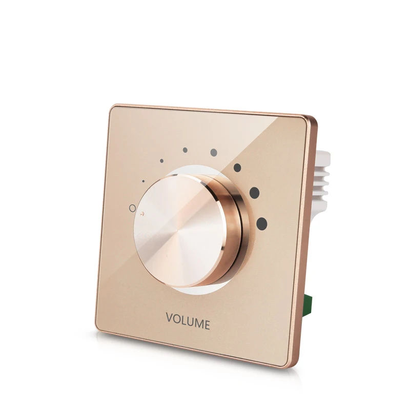 100W In Wall Stereo Speaker Volume Control with Impedance Matching,Wall Mount Rotary Volume Control Knob on wall speaker switch
100W In Wall Stereo Speaker Volume Control with Impedance Matching,Wall Mount Rotary Volume Control Knob on wall speaker switch