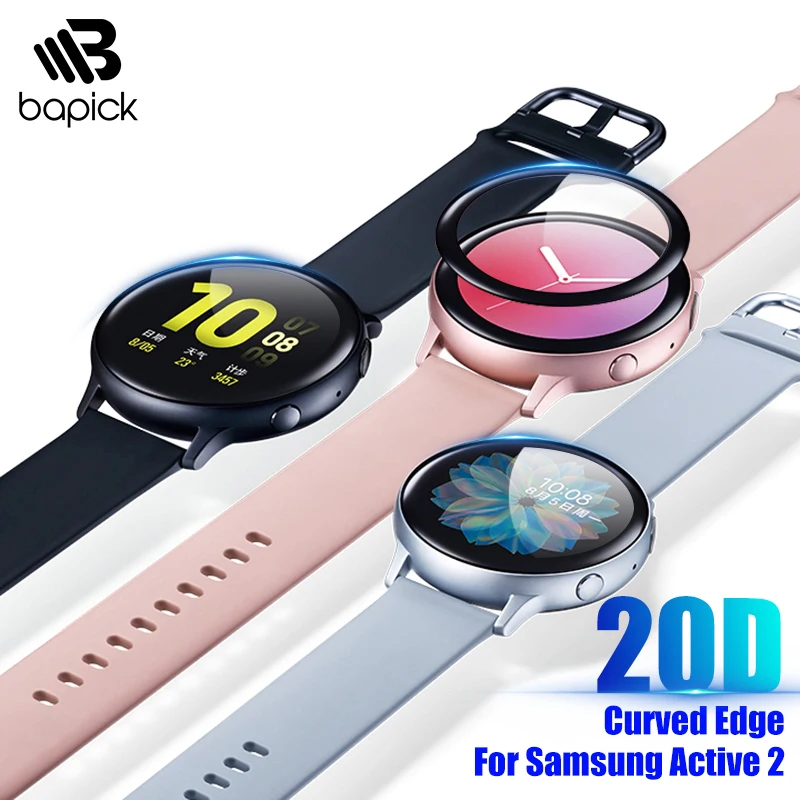 BAPICK 20D Full Curved Edge Protective Glass For Samsung Galaxy Active 2 Glass Screen Protector Samsung Active 2 40mm 44mm Film
BAPICK 20D Full Curved Edge Protective Glass For Samsung Galaxy Active 2 Glass Screen Protector Samsung Active 2 40mm 44mm Film