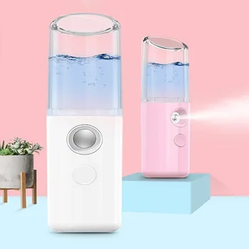 Nano Mist Sprayer Lipstick-Rechargeable Hand-Held Cold Spray Face Steaming Sprayer Beauty Equipment Humidifier 
Nano Mist Sprayer Lipstick-Rechargeable Hand-Held Cold Spray Face Steaming Sprayer Beauty Equipment Humidifier