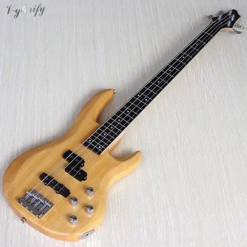 natural color 4 string electric bass guitar high gloss solid okoume wood body bass with fret line
natural color 4 string electric bass guitar high gloss solid okoume wood body bass with fret line