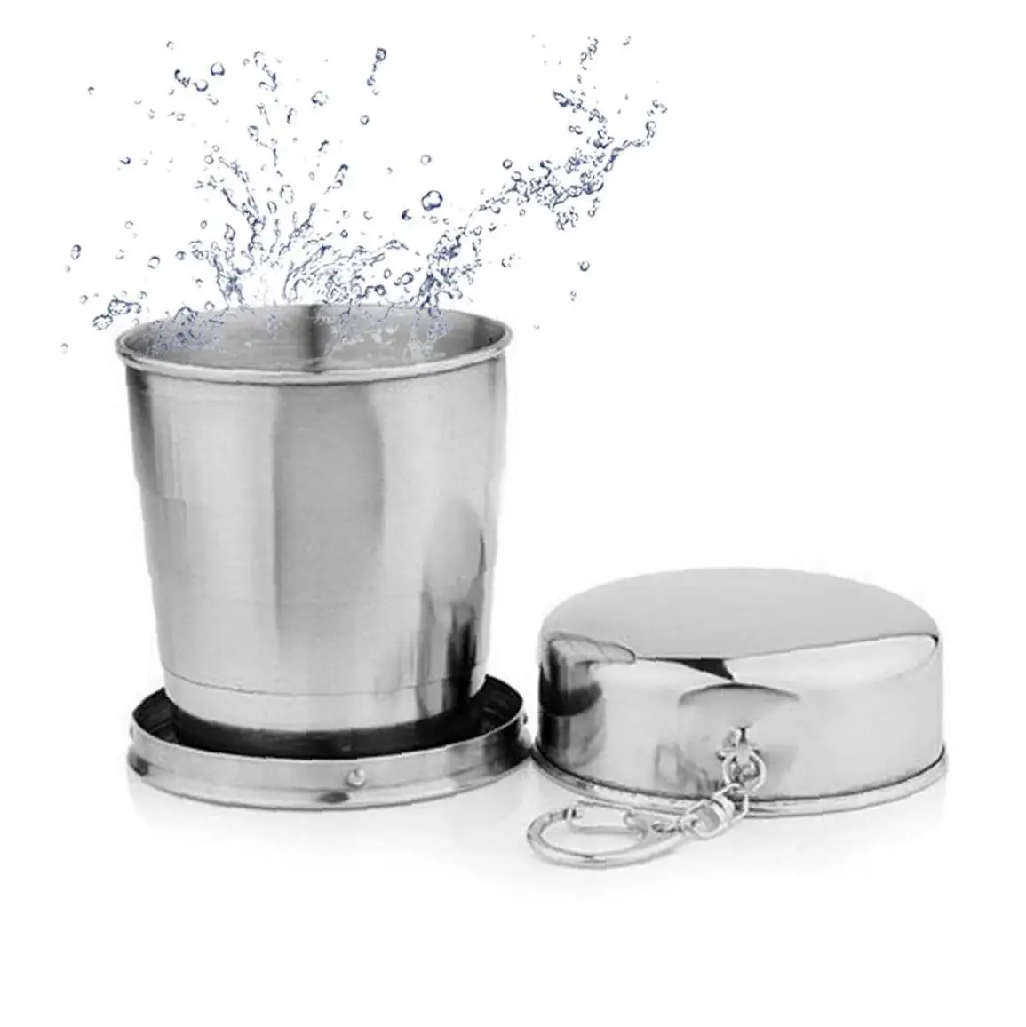 75ml Collapsible Cup Portable Stainless Steel Folding Mug Mini Outdoor Travel Cup For Camping Picnic Hiking Backpacking
75ml Collapsible Cup Portable Stainless Steel Folding Mug Mini Outdoor Travel Cup For Camping Picnic Hiking Backpacking