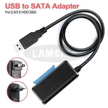 Sata To USB Adapter USB 3.0 SATA 3 Cable Plug and play 22 Pin Sata III Cable Support 2.5 or 3.5 Inch External SSD HDD Hard Drive
Sata To USB Adapter USB 3.0 SATA 3 Cable Plug and play 22 Pin Sata III Cable Support 2.5 or 3.5 Inch External SSD HDD Hard Drive