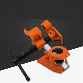 New 1/2Inch,3/4 Inch Heavy Duty Pipe for Woodworking Wood Water Pipe Clamp Steel Cast Pipe Clamp Fixture Carpenter Hand Tool
New 1/2Inch,3/4 Inch Heavy Duty Pipe for Woodworking Wood Water Pipe Clamp Steel Cast Pipe Clamp Fixture Carpenter Hand Tool