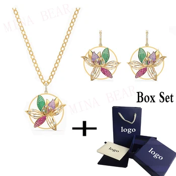 2020 SWA Fashion New TOGETHERNESS Necklace Exquisite and magnificent Magnolia Flower Gold Round Petal Necklace Women JewelryGift
2020 SWA Fashion New TOGETHERNESS Necklace Exquisite and magnificent Magnolia Flower Gold Round Petal Necklace Women JewelryGift
