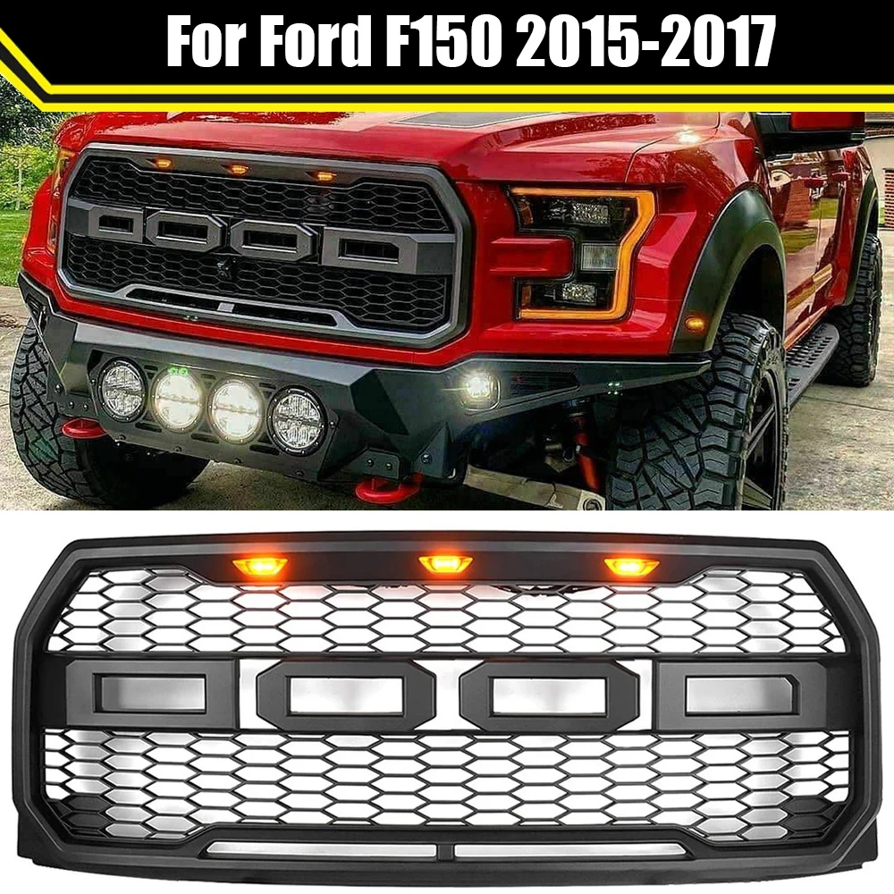 Car Modified For F150 Raptor Grill For F-150 2015 2016 2017 Front Grill Trim Front Bumper Grilles Mesh Raptor Racing Grills Mesh
Car Modified For F150 Raptor Grill For F-150 2015 2016 2017 Front Grill Trim Front Bumper Grilles Mesh Raptor Racing Grills Mesh