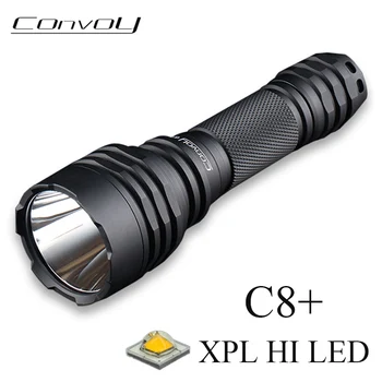 Convoy C8+ XPL HI LED 7135*8 Flashlight Copper DTP Board New Firmware Linterna LED Hand Flash Light Camping Bike Torch Work Lamp 
Convoy C8+ XPL HI LED 7135*8 Flashlight Copper DTP Board New Firmware Linterna LED Hand Flash Light Camping Bike Torch Work Lamp