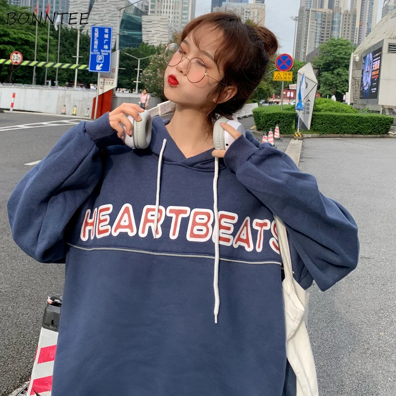 Hoodies Women Hooded Letter Printed Soft Loose Large Size Girl Pullovers Spring Autumn Loose Korean Style Thin Womens Sweatshirt
Hoodies Women Hooded Letter Printed Soft Loose Large Size Girl Pullovers Spring Autumn Loose Korean Style Thin Womens Sweatshirt