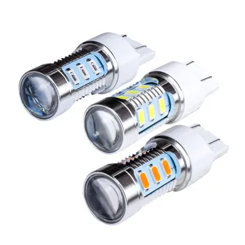 2pcs T20 7443 W21/5W 15 SMD 5630 High Power LED lamp Yellow Amber Turn Signal Red Tail light bulb White Reverse lights 12V 2X 
2pcs T20 7443 W21/5W 15 SMD 5630 High Power LED lamp Yellow Amber Turn Signal Red Tail light bulb White Reverse lights 12V 2X
