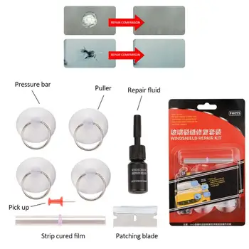 Windshield Repair Kit DIY Car Window Repair Tools Glass Scratch Crack Restore Window Screen Polishing Agent Car Shape
Windshield Repair Kit DIY Car Window Repair Tools Glass Scratch Crack Restore Window Screen Polishing Agent Car Shape