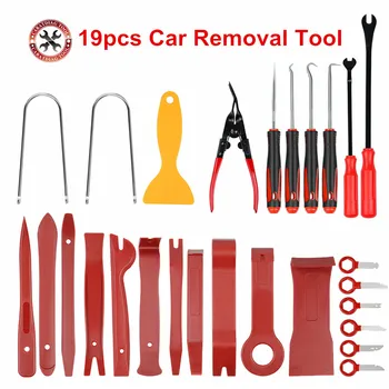 19pcs Newest Car Portable Auto Car Radio Panel Door Clip Panel Trim Dash Audio Removal Tools Installer Pry Kit Repair Tool
19pcs Newest Car Portable Auto Car Radio Panel Door Clip Panel Trim Dash Audio Removal Tools Installer Pry Kit Repair Tool
