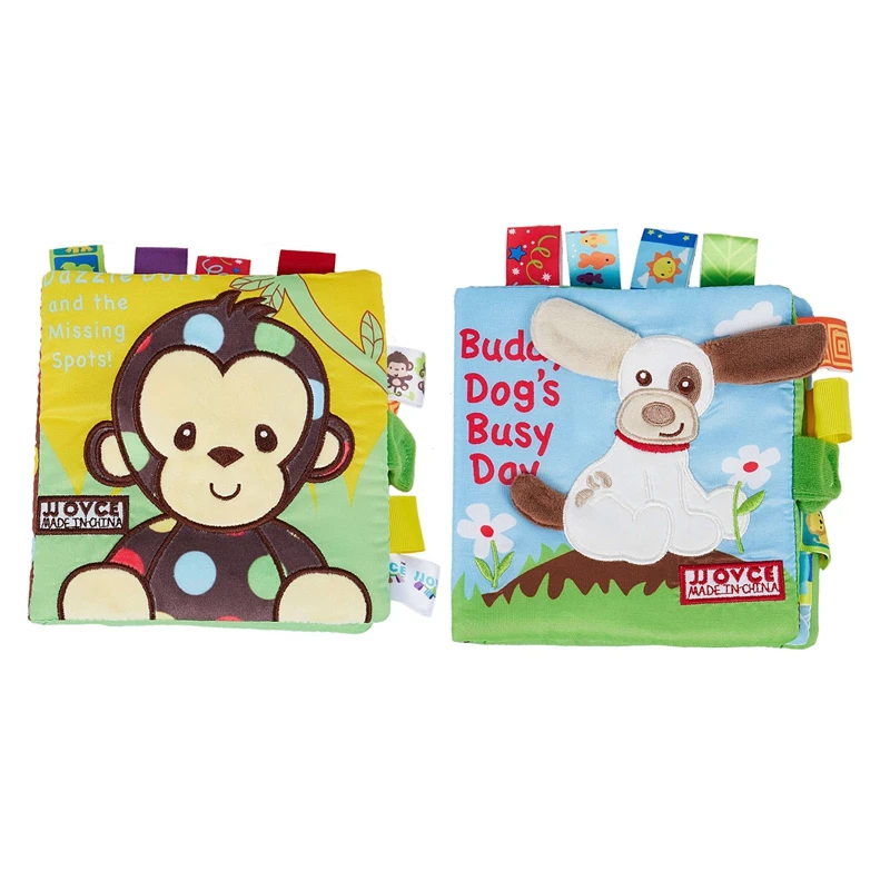 2x Infant Early Cognitive Development My Quiet Bookes Baby Goodnight Educational Unfolding Monkey & Dog
2x Infant Early Cognitive Development My Quiet Bookes Baby Goodnight Educational Unfolding Monkey & Dog