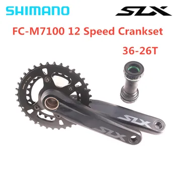 Shimano SLX FC M7100 2x12 Speed MTB Bicycle Crankset Hollow Tech II 36-26T 170mm 175mm Double Chainring MTB Bike Crank With BB
Shimano SLX FC M7100 2x12 Speed MTB Bicycle Crankset Hollow Tech II 36-26T 170mm 175mm Double Chainring MTB Bike Crank With BB