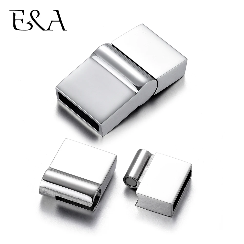 2pieces Stainless Steel Magnetic Clasp Mirror Polish 10*4mm 12*3mm Flat Leather Cord Magnet Closure DIY Bracelet Jewelry Making
2pieces Stainless Steel Magnetic Clasp Mirror Polish 10*4mm 12*3mm Flat Leather Cord Magnet Closure DIY Bracelet Jewelry Making
