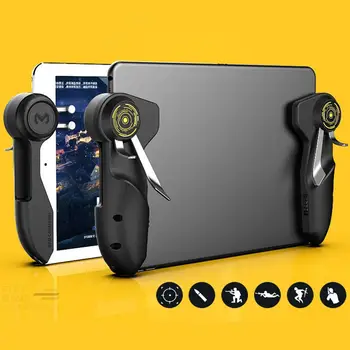 High-sensitivity Mobile Game Controller For PUBG Mobile Controller 4Keys Trigger For iOS/Android Tablets Six-finger Operation
High-sensitivity Mobile Game Controller For PUBG Mobile Controller 4Keys Trigger For iOS/Android Tablets Six-finger Operation