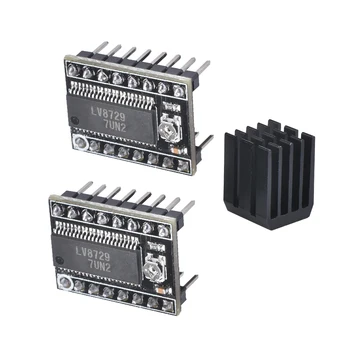 BIGTREETECH LV8729 Stepper Motor Driver Control Module Ultra Silent Microstep Driver with Heatsink for 3D Printer Parts SKR V1.3
BIGTREETECH LV8729 Stepper Motor Driver Control Module Ultra Silent Microstep Driver with Heatsink for 3D Printer Parts SKR V1.3