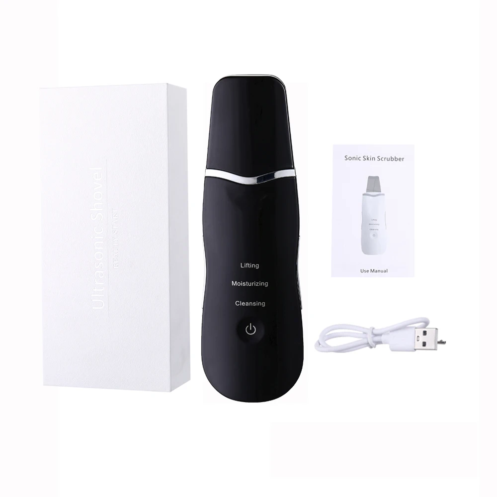 Ultrasonic Skin Scrubber Face Cleaning Machine Deep Cleaning Machine SPA Spatula Skin Scrubber Remove Blackhead Acne Tool FoLLoo
Ultrasonic Skin Scrubber Face Cleaning Machine Deep Cleaning Machine SPA Spatula Skin Scrubber Remove Blackhead Acne Tool FoLLoo