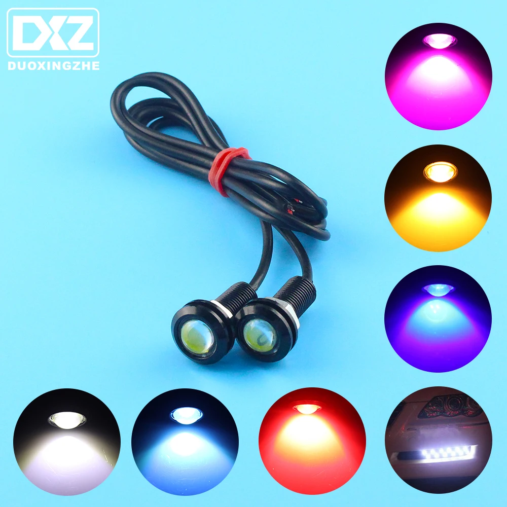 DXZ 1Pcs LED Eagle Eye Light DRL Daytime Running Strobe Fog Lights 9W 12V 24V 18MM 23MM Reversing Parking Signal Lamp Waterproof
DXZ 1Pcs LED Eagle Eye Light DRL Daytime Running Strobe Fog Lights 9W 12V 24V 18MM 23MM Reversing Parking Signal Lamp Waterproof