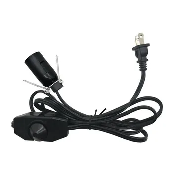 Power Home E14 Socket Black PVC Electric Power Cable Accessories Control Stable Switch Dimmer Salt Lamp Replacement
Power Home E14 Socket Black PVC Electric Power Cable Accessories Control Stable Switch Dimmer Salt Lamp Replacement