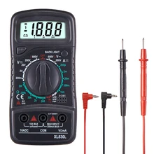 QHTITEC Multimeter Digital XL830L Automotive Electrical Dmm Transistor Peak Capacitance Ammeter Tester Multifunction Esr Meter QHTITEC Multimeter Digital XL830L Automotive Electrical Dmm Transistor Peak Capacitance Ammeter Tester Multifunction Esr Meter