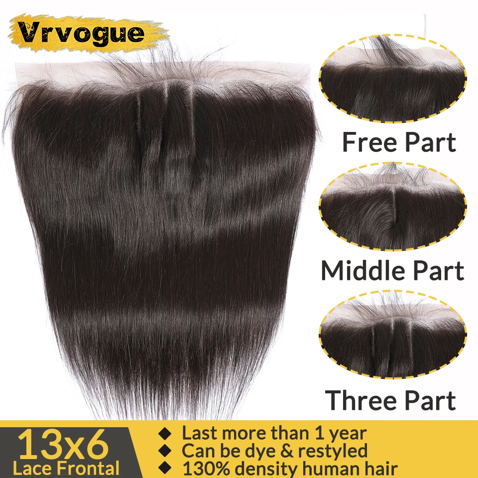 Vrvogue Straight Frontal 13x6 Lace Frontal Closure Indian Remy Human Hair HD Closure Bleached Knots With Baby Hair Middle Part
Vrvogue Straight Frontal 13x6 Lace Frontal Closure Indian Remy Human Hair HD Closure Bleached Knots With Baby Hair Middle Part