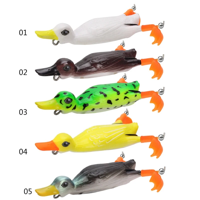 Fishing Lure Propeller Fins Duck Simulation Duck Rotating Fins Swimming Bionic Soft Bait Fishing Floating Bait Tackle Kit
Fishing Lure Propeller Fins Duck Simulation Duck Rotating Fins Swimming Bionic Soft Bait Fishing Floating Bait Tackle Kit