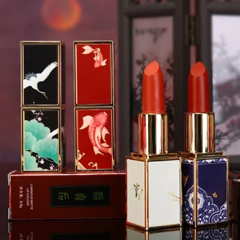 4 Colors Chinese Style Matte Lipstick Silky Delicate Moisturizing Non-Stick Cup Long Lasting Lipstick
4 Colors Chinese Style Matte Lipstick Silky Delicate Moisturizing Non-Stick Cup Long Lasting Lipstick