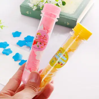 Travel Mini Scented Soap Bath Child Hand Washing Soap Paper Tube Portable Petal Fruit Soap Flower Paper For Random Colors 
Travel Mini Scented Soap Bath Child Hand Washing Soap Paper Tube Portable Petal Fruit Soap Flower Paper For Random Colors