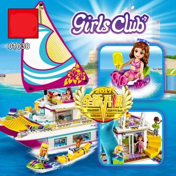 lepinblocks 01038 Girl Series Sun Catamaran Set LegoINGlys 41317 Model Building Blocks Bricks Toys For Children's Birthday Gift
lepinblocks 01038 Girl Series Sun Catamaran Set LegoINGlys 41317 Model Building Blocks Bricks Toys For Children's Birthday Gift