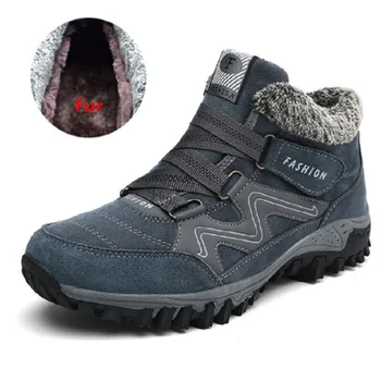 2019 Snow Boots Mens Safety Shoes Plush Warm Winter Men Boots Shoes Anti-skidding Winter Boots Men Big Size High Quality 38-48
2019 Snow Boots Mens Safety Shoes Plush Warm Winter Men Boots Shoes Anti-skidding Winter Boots Men Big Size High Quality 38-48