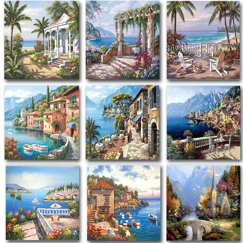 Landscape Oil Picture By Numbers Town Canvas Frame DIY Kits Hand Painted Coloring Drawing Acrylic Painting By Numbers Decor Art
Landscape Oil Picture By Numbers Town Canvas Frame DIY Kits Hand Painted Coloring Drawing Acrylic Painting By Numbers Decor Art