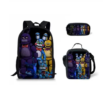 3PCs/Set Schoolbags Set Five Nights At Freddys Design Primary Students Backpack Cartoon Children's Book Bag Mochila
3PCs/Set Schoolbags Set Five Nights At Freddys Design Primary Students Backpack Cartoon Children's Book Bag Mochila