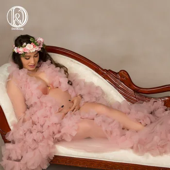 Don&Judy Maternity Tulle Dress Gown Fluffy Tulle Robes Custom Made For Photo Shoot Long Sleeve Ruffles Pregnant Women Party Prom
Don&Judy Maternity Tulle Dress Gown Fluffy Tulle Robes Custom Made For Photo Shoot Long Sleeve Ruffles Pregnant Women Party Prom