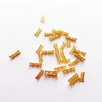 New 100pcs Gold U-shaped Brass Buckle Terminal Docking Connector Line Pressing Button Can be used when the line is not long enou
New 100pcs Gold U-shaped Brass Buckle Terminal Docking Connector Line Pressing Button Can be used when the line is not long enou